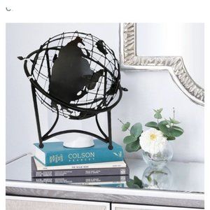 Globe home office decor black earth ORNAMENT office work furniture house desk